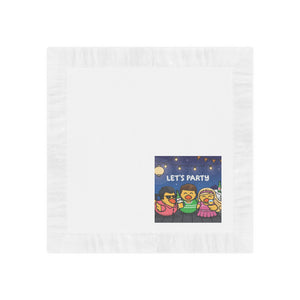 White Coined Napkins - "Quack Up the Party"