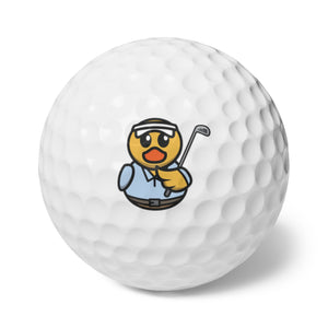 Golf Balls, 6pcs - "Quack and Swing"