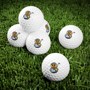 Golf Balls, 6pcs - "Quack and Swing"