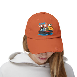 Distressed Cap - "Ahoy Captain" - Ship Captain Duck