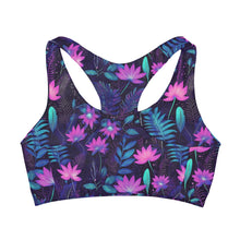 Load image into Gallery viewer, Girls&#39; Double Lined Seamless Sports Bra - &quot;Floral&quot;
