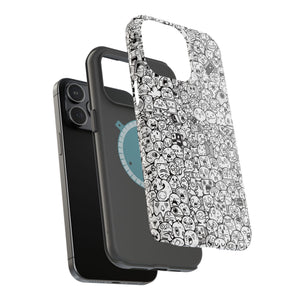 Magnetic Phone Case - "Doodles"