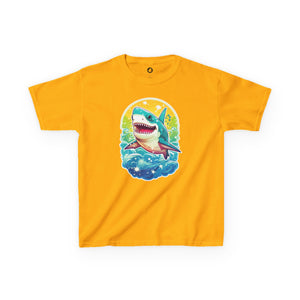 Kids Heavy Cotton T-shirt - "Fin-tastic Fun"