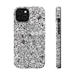 Magnetic Phone Case - "Doodles"