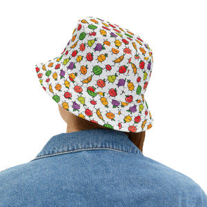 Bucket Hat - "Bucket Fruit"