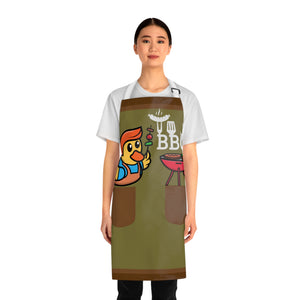 CruisingDucks Gear - Kitchen Apron with Pockets - "Quack & Grill"