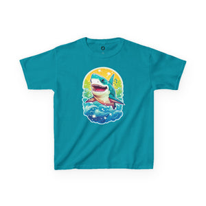 Kids Heavy Cotton T-shirt - "Fin-tastic Fun"