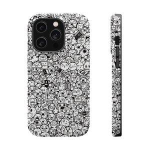 Magnetic Phone Case - "Doodles"