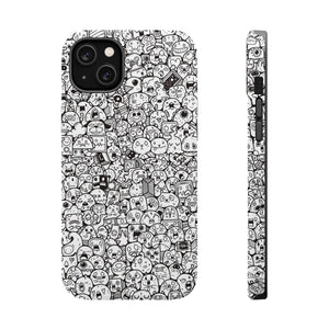 Magnetic Phone Case - "Doodles"