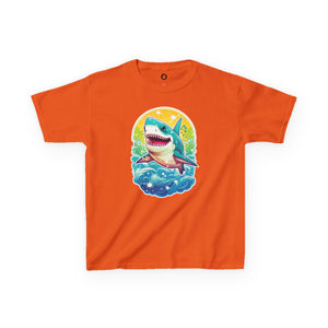 Kids Heavy Cotton T-shirt - "Fin-tastic Fun"