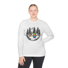 Load image into Gallery viewer, Unisex Lightweight Long Sleeve Tee - &quot;Frosty Feathers, Wild Adventures&quot;
