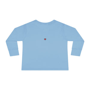 Toddler Long Sleeve Tee - "Hippo Hugs"