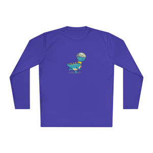 Unisex Lightweight Long Sleeve Tee - "Blinded by Breakfast Dino"