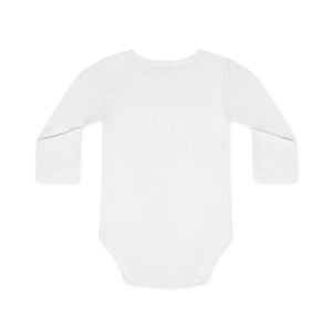 Baby Long-Sleeve Organic Bodysuit - "Sweet but Sometimes Smelly"