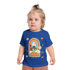 Baby Short Sleeve T-Shirt - "Peace, Love & Waddles"