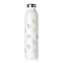 Load image into Gallery viewer, Slim Water Bottle - &quot;Duck Parade&quot;
