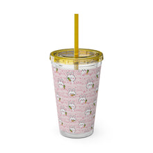 Load image into Gallery viewer, Acrylic Cup with Straw (16oz) - &quot;Hop into Hydration&quot;
