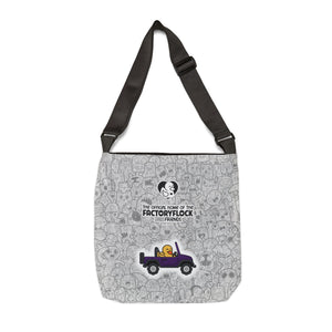 Adjustable Tote Bag - "Jeep Duck"