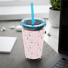 Load image into Gallery viewer, Acrylic Cup with Straw (16oz) - &quot;Hop into Hydration&quot;
