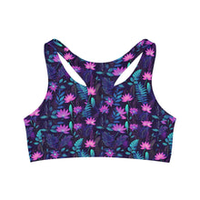 Load image into Gallery viewer, Women&#39;s Seamless Sports Bra - &quot;Floral&quot;
