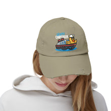 Load image into Gallery viewer, Distressed Cap - &quot;Ahoy Captain&quot; - Ship Captain Duck
