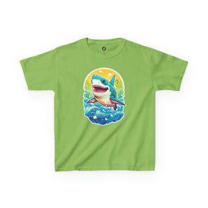 Kids Heavy Cotton T-shirt - "Fin-tastic Fun"