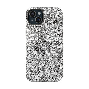 Magnetic Phone Case - "Doodles"