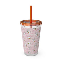 Load image into Gallery viewer, Acrylic Cup with Straw (16oz) - &quot;Hop into Hydration&quot;
