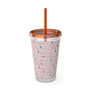 Acrylic Cup with Straw (16oz) - "Hop into Hydration"