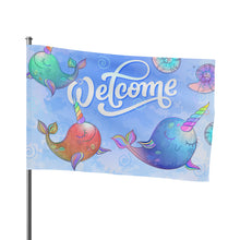 Load image into Gallery viewer, Flag - &quot;Whimsical Welcome&quot;
