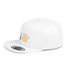 Load image into Gallery viewer, Flat Bill Snapback - &quot;Reel Legends Never Rest&quot;
