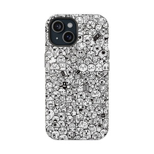 Magnetic Phone Case - "Doodles"