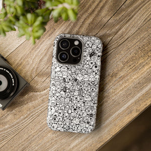 Magnetic Phone Case - "Doodles"