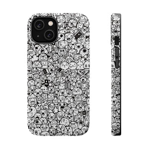 Magnetic Phone Case - "Doodles"