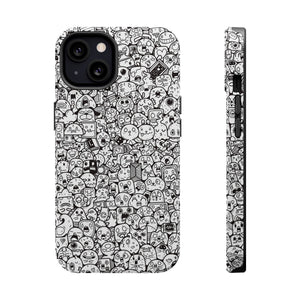 Magnetic Phone Case - "Doodles"