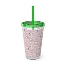 Load image into Gallery viewer, Acrylic Cup with Straw (16oz) - &quot;Hop into Hydration&quot;
