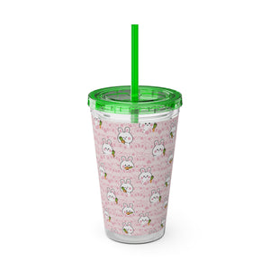 Acrylic Cup with Straw (16oz) - "Hop into Hydration"