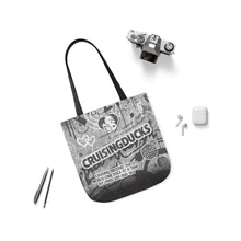 Load image into Gallery viewer, Canvas Tote Bag - &quot;CRUISINGDUCKS&quot; Graffiti
