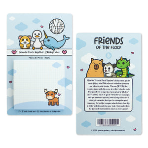 Sticky Notes - "Friends Flock Together"