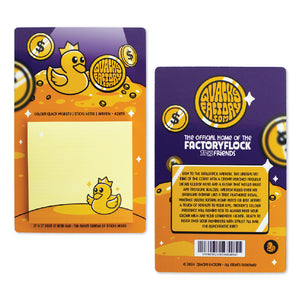 Sticky Notes - "Golden Quack Majesty"